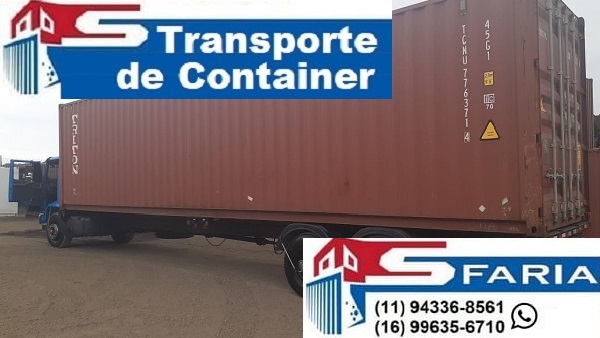 Transporte de container em Guarujá